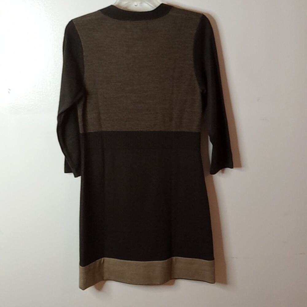 Connected women's size Small brown knit dress. - Picture 5 of 7